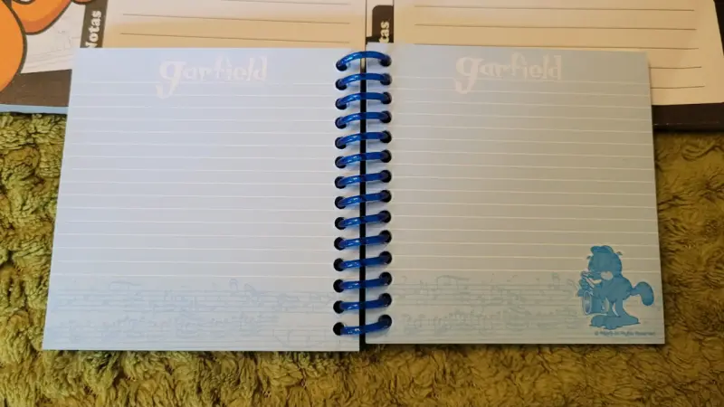Set de papelería Garfield con libreta y mini notas - 6
