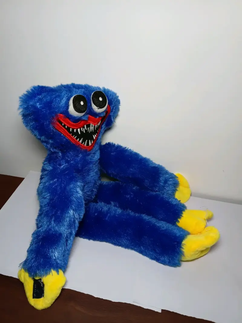Peluche Huggy Wuggy azul y amarillo - 2