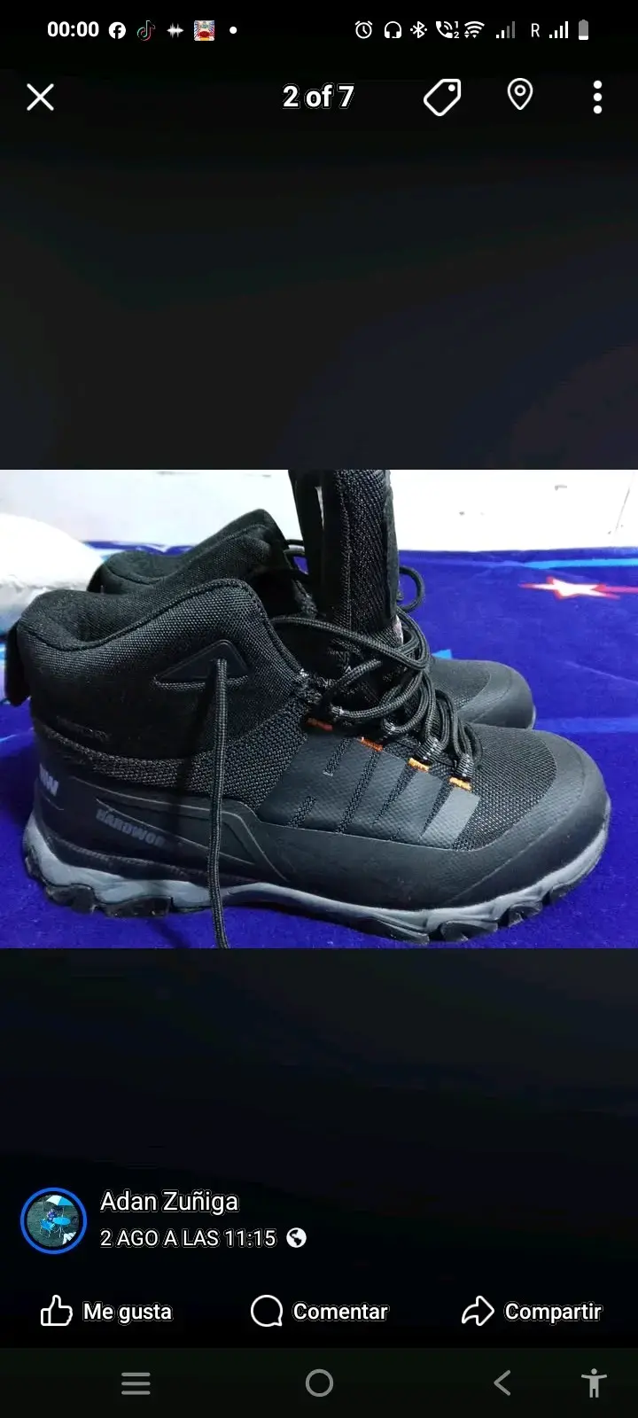 Botas de montaña negras impermeables para hombre - 2