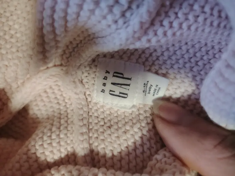 Chaqueta de bebé con capucha Baby Gap beige - 2