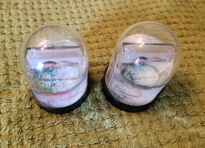 Bolas de nieve personalizables con foto - 2