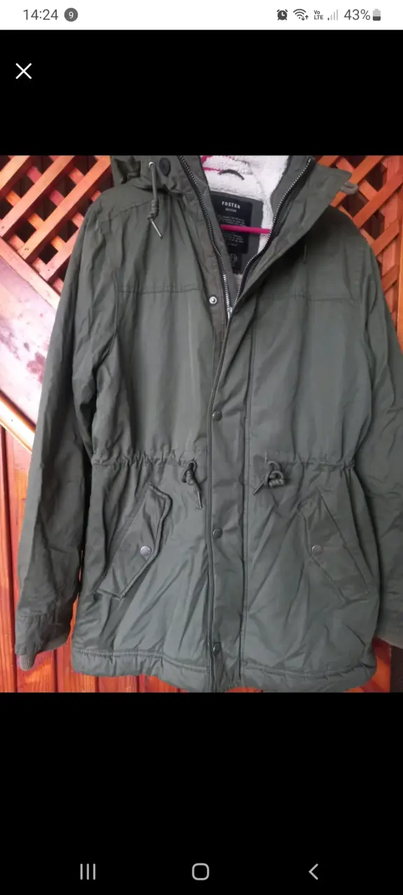 Chaqueta de hombre  talla M Foster con forro polar - 3
