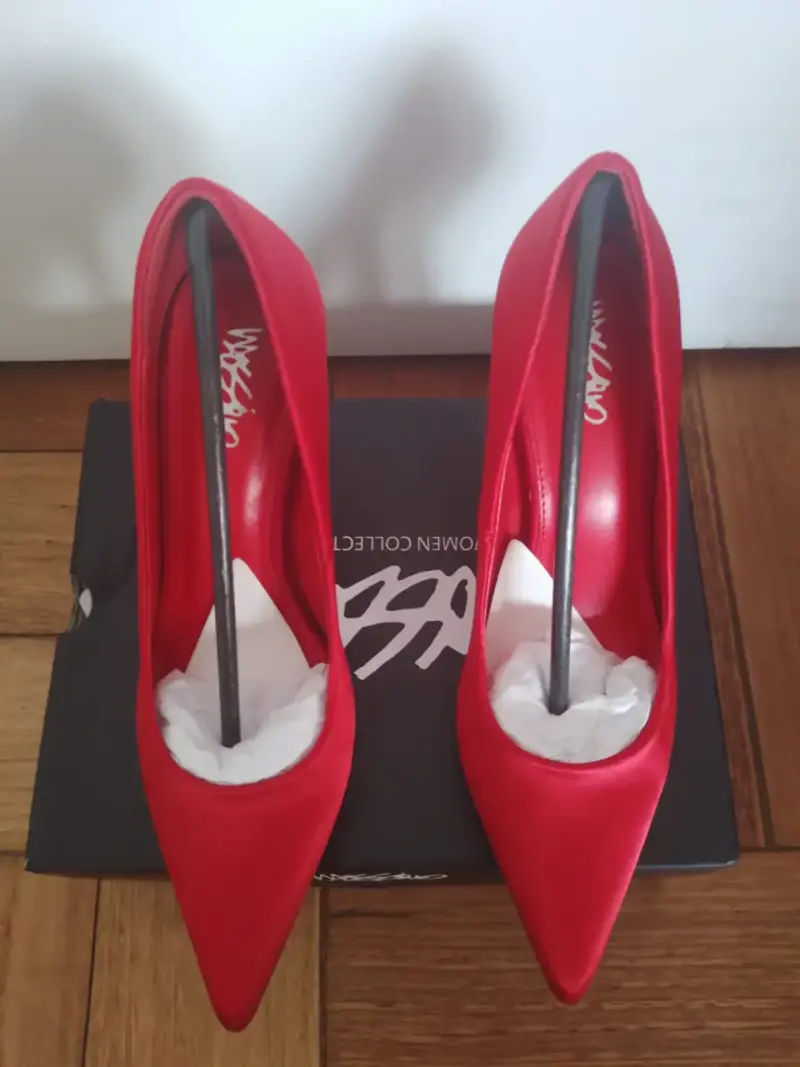 Tacones rojos de mujer Mossimo - 3