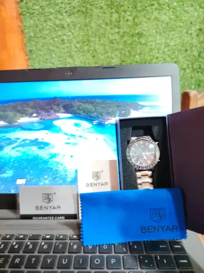 Reloj  Pulsera Benyar Cronógrafo Acero Inoxidable - miniatura 2