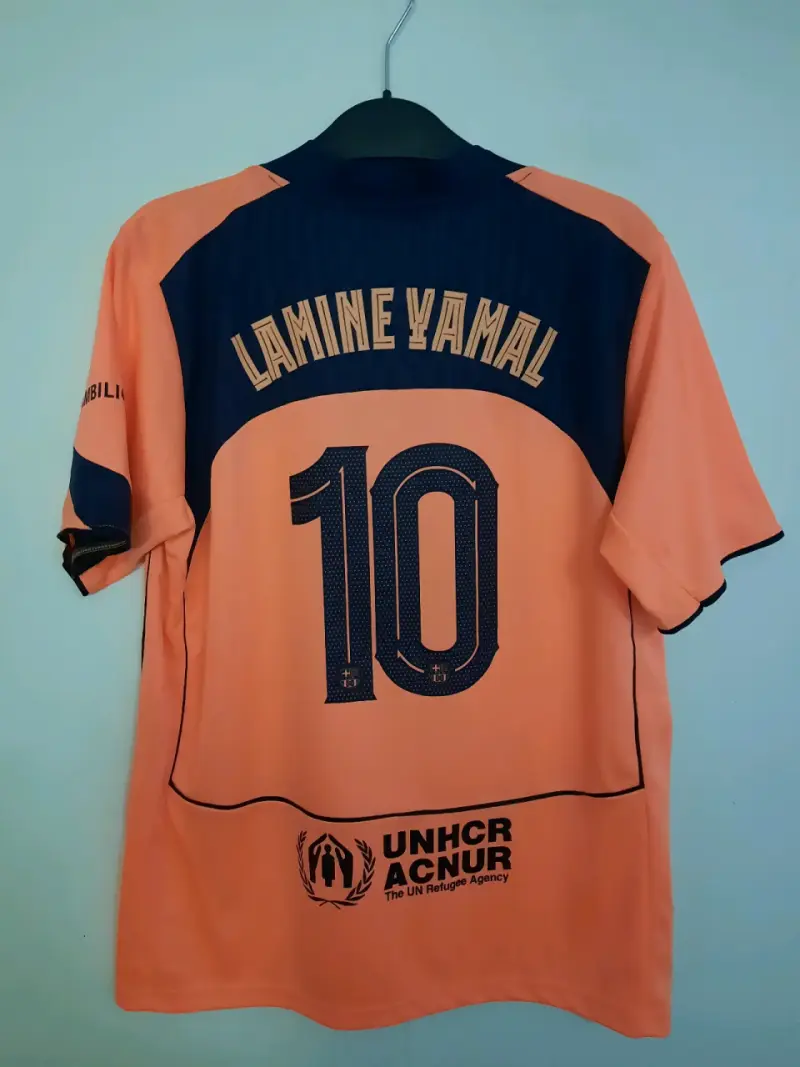 Camiseta FC Barcelona Nike Lamine Yamal Naranja - 2