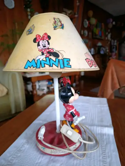 Lámpara de mesa original Disney vintage - miniatura 3