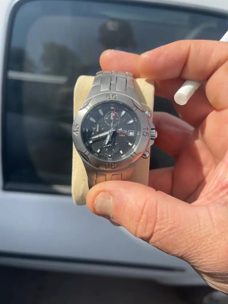 Reloj de pulsera Lotus cronógrafo platino