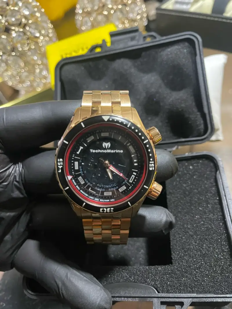 Reloj automático dorado TechnoMarine - 1