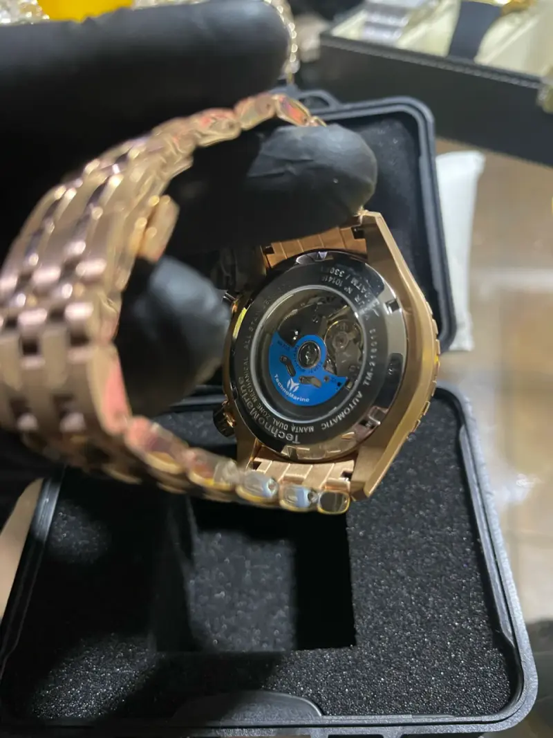 Reloj automático dorado TechnoMarine - 2