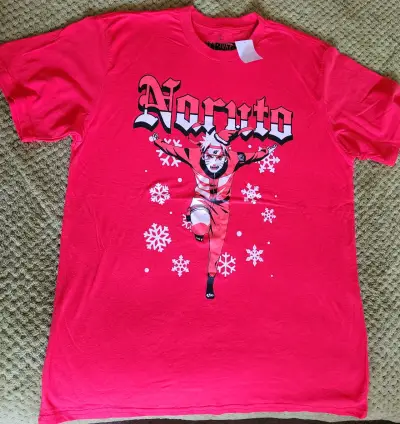 Polera roja de Naruto para hombre - miniatura 1