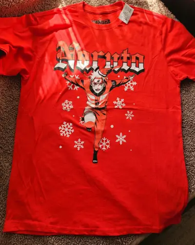 Polera roja de Naruto para hombre - miniatura 2