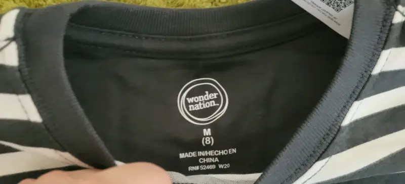 Polera a rayas Wonder Nation para niño - 2