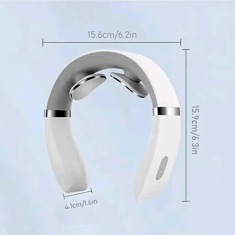 Masajeador de cuello eléctrico blanco - 2