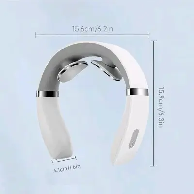 Masajeador de cuello eléctrico blanco - miniatura 2