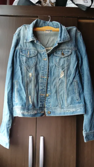 Chaqueta de mezclilla talla L - miniatura 1