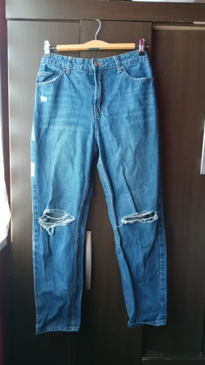 Jeans desgastados Sybilla Kelly para mujer - miniatura 1