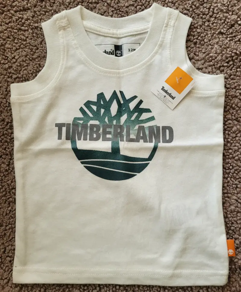 Polera sin mangas Timberland para bebé 12M - 1