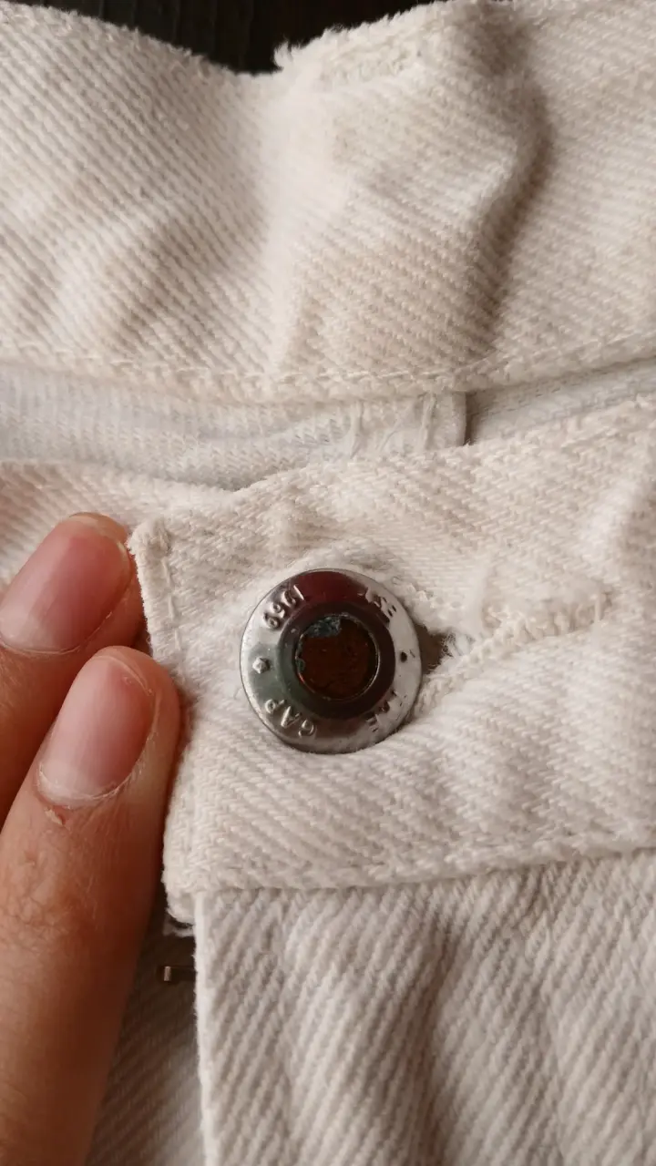 Shorts de mezclilla blancos GAP - 2