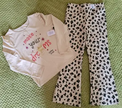 Conjunto Niña 365 Kids Blusa y Pantalón Estampado - miniatura 1
