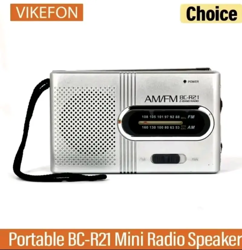 Radio portátil AM/FM 2 pilas AA - 2