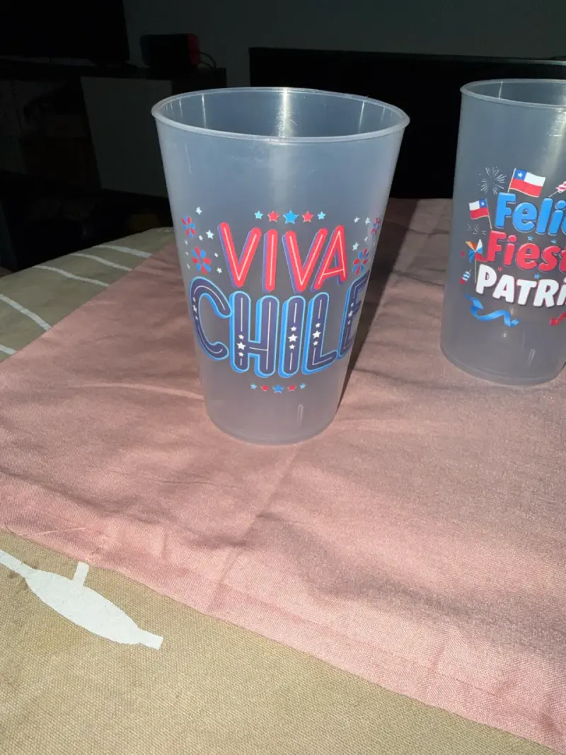 Vasos reutilizables Fiestas Patrias Chile - 4
