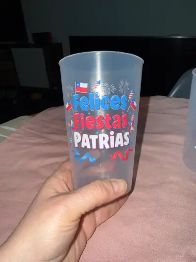 Vasos reutilizables Fiestas Patrias Chile - miniatura 5