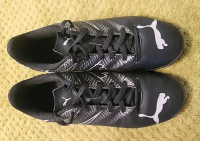 Zapatillas de fútbol Puma negras talla 37 - miniatura 2