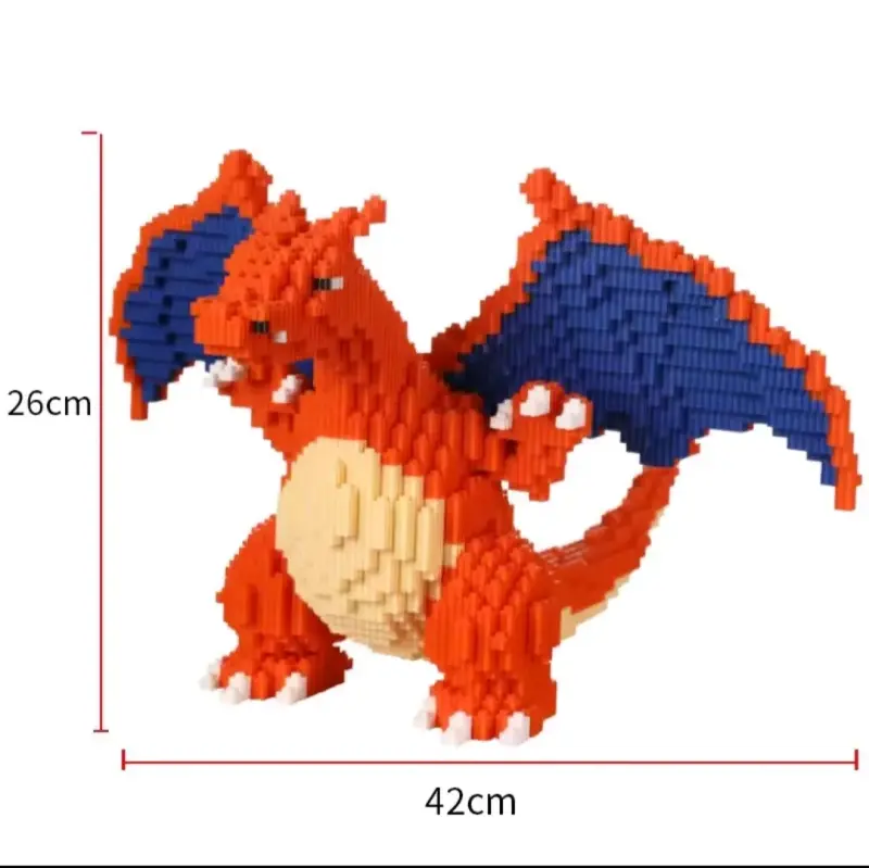 Figura de bloques Charizard 3D para armar