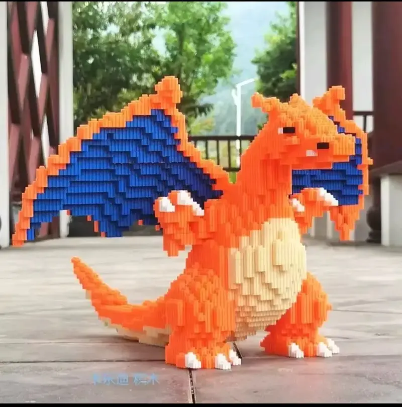Figura de bloques Charizard 3D para armar - 6