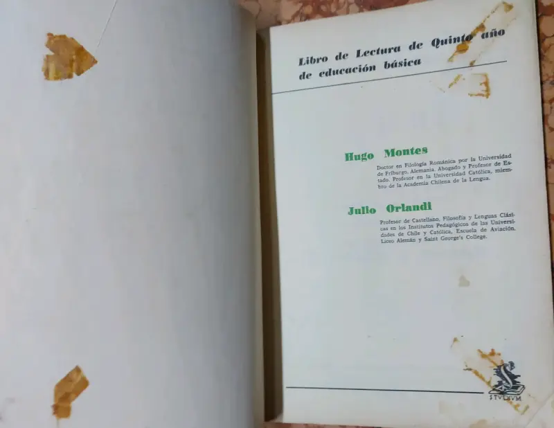 Libro de Lectura 5° Año Básico Montes y Orlandi - 3