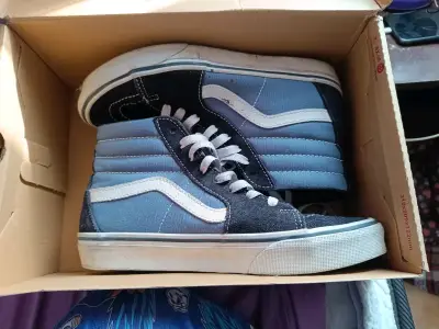Zapatillas Vans Sk8-Hi Navy Talla 38.5 - miniatura 3