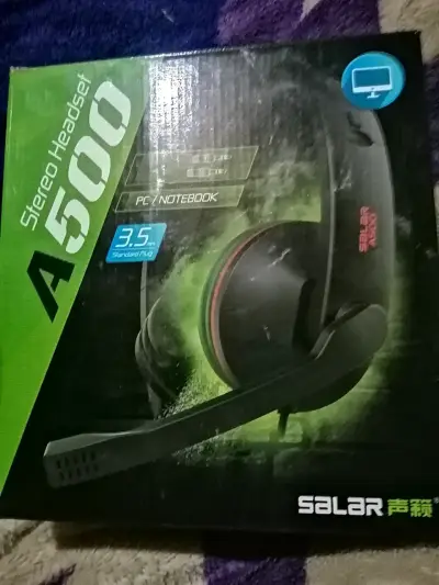 Auriculares estéreo Salar A500 con micrófono - miniatura 1
