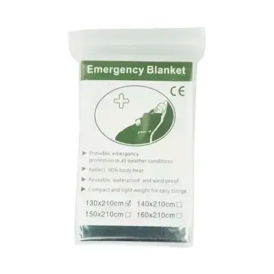 Manta de Emergencia Térmica Reutilizable - miniatura 1