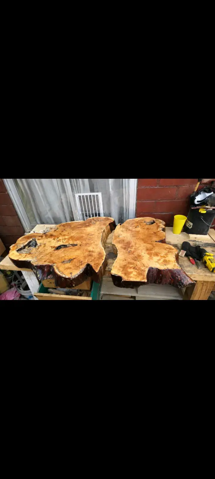 Tablas de madera rústica para decoración - 1
