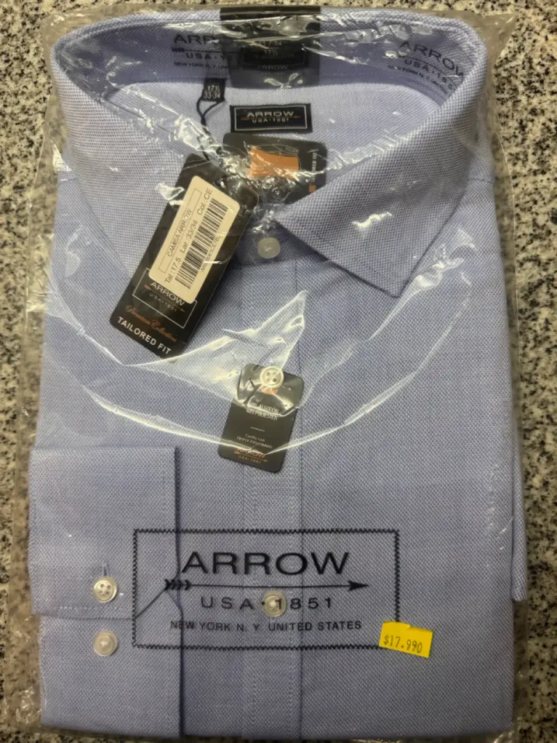 Camisa Azul Hombre Arrow Tailored Fit - 2