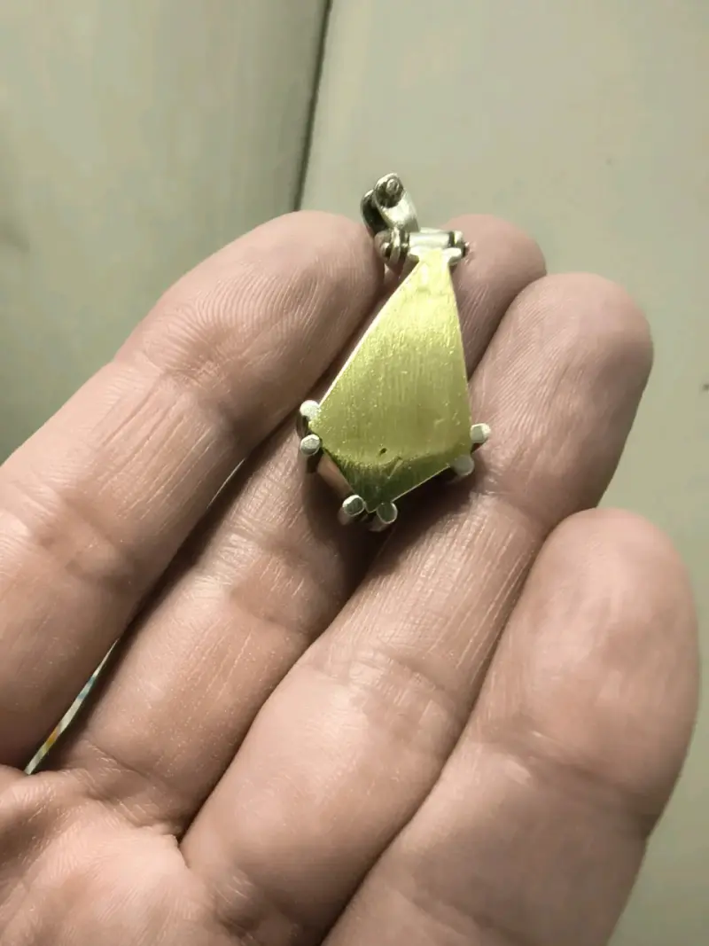 Colgante de plata y piedra dentrita - 3