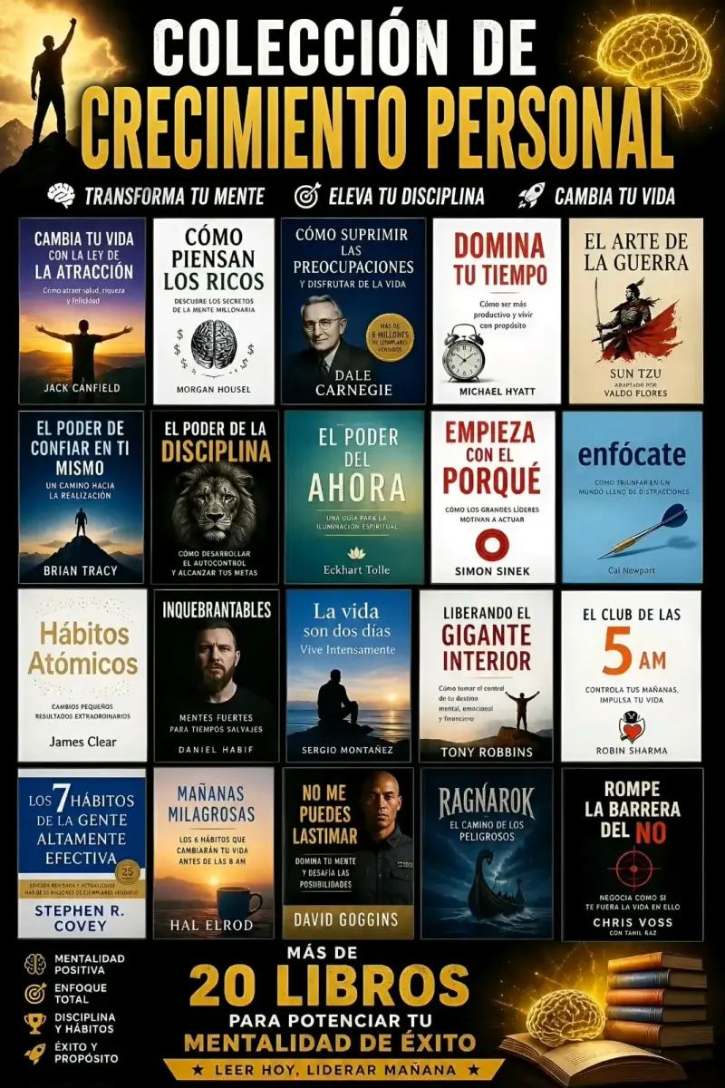 Colección libros de crecimiento personal