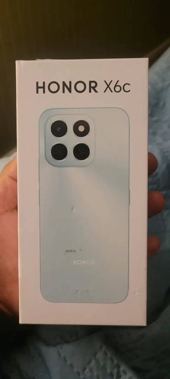 Smartphone Honor X6c color cian con 128GB - 2