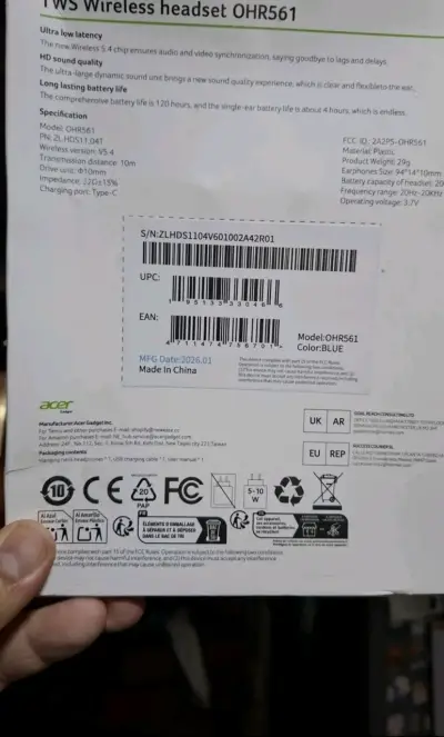 Auriculares Inalámbricos Acer OHR561 TWS - miniatura 2