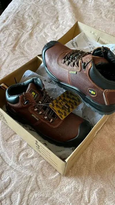 Botas de seguridad Iron Anticlavo marrón - miniatura 1