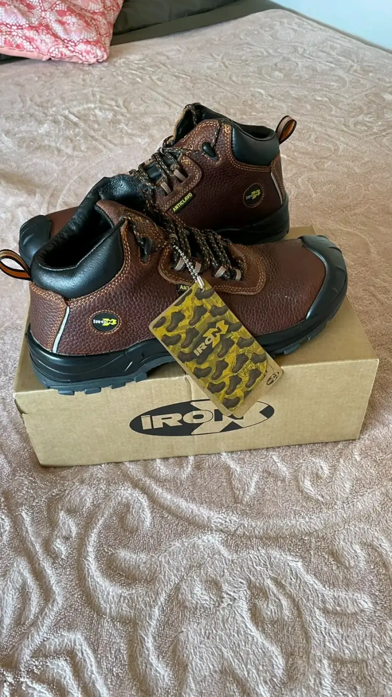 Botas de seguridad Iron Anticlavo marrón - 2