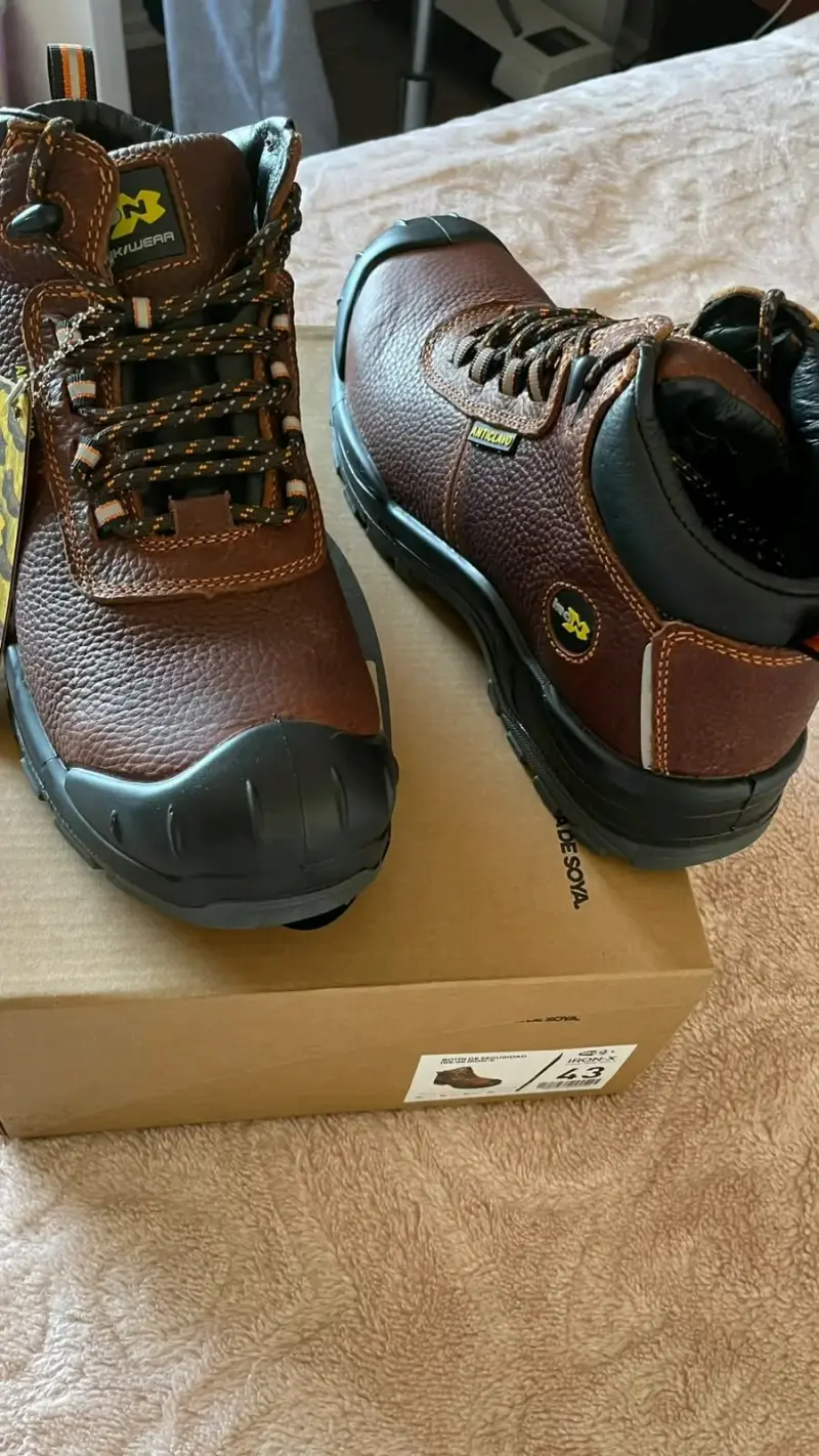 Botas de seguridad Iron Anticlavo marrón - 3
