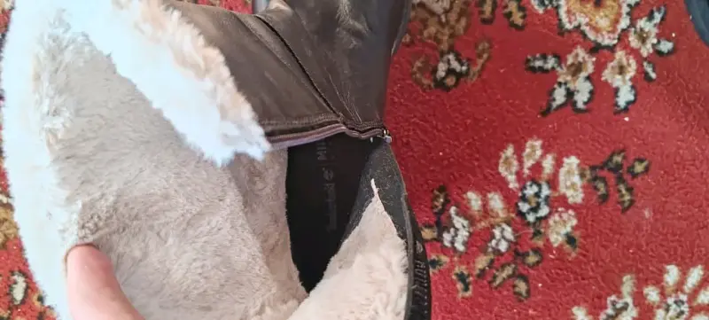 Botas de cuero negras Timberland con forro polar - 4