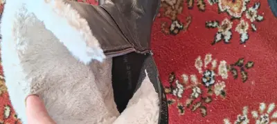Botas de cuero negras Timberland con forro polar - miniatura 4