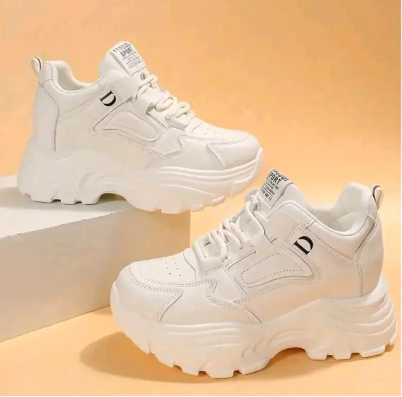 Zapatillas deportivas blancas estilo chunky - 2