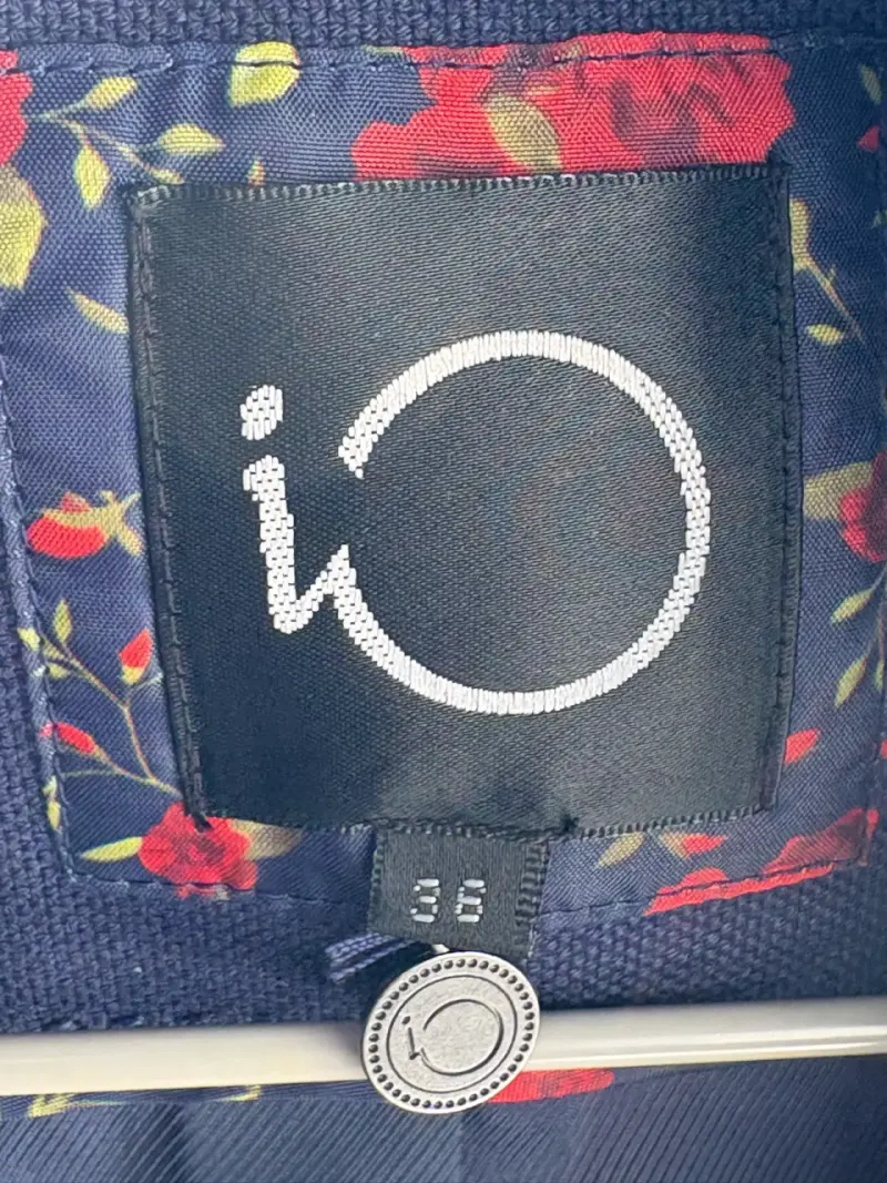 Blazer Io azul marino con cierre metálico - 3