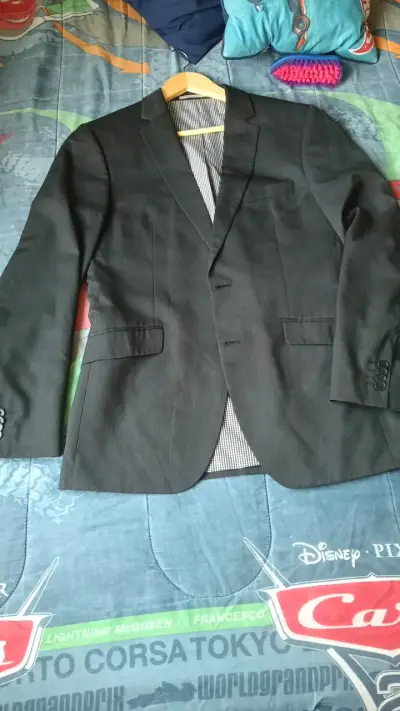 Blazer negro elegante para hombre Digel - miniatura 1
