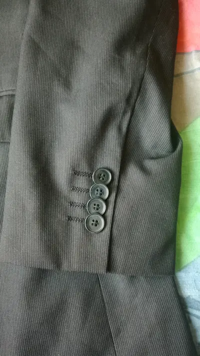 Blazer negro elegante para hombre Digel - miniatura 2