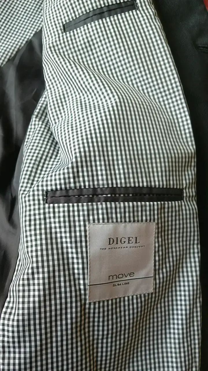 Blazer negro elegante para hombre Digel - 4