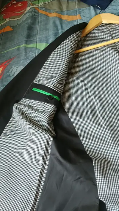 Blazer negro elegante para hombre Digel - miniatura 5